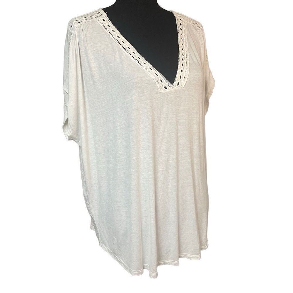 Papermoon White Dolman Flowy Top N0451